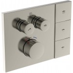 Ideal Standard CERATHERM NAVIGO SOLOS potinkinė termostatinė sistema Silver Storm